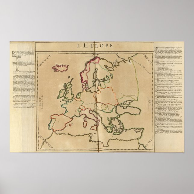 Klimatet i Europa Poster (Framsidan)