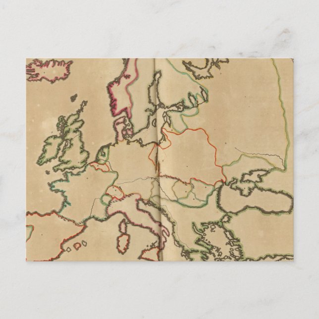 Klimatet i Europa Vykort (Framsida)