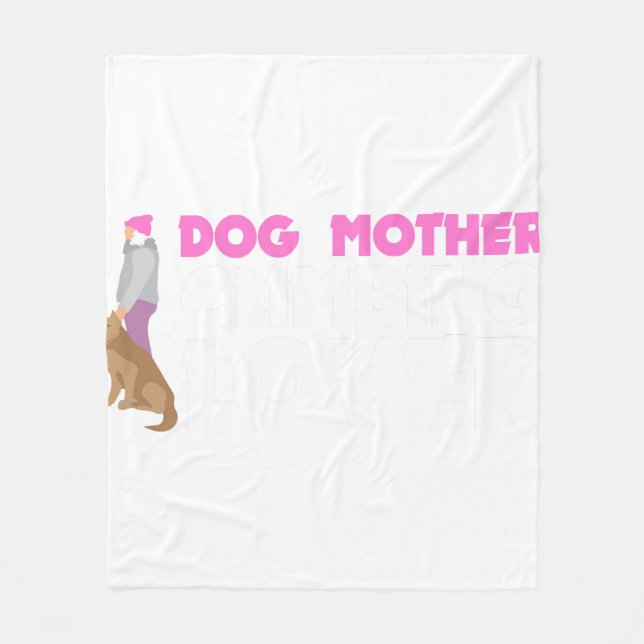 Klimatet i hund Älskare Fleecefilt (Framsidan)