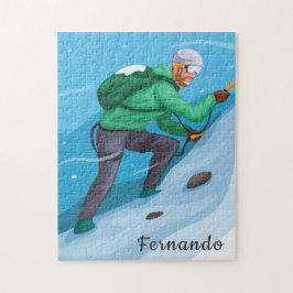 Klimatet i Snö Extreme Winter Sport Namn Pussel