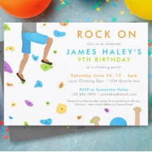 Klimatet i sten Födelsedagsfest inbjudan - Sten på