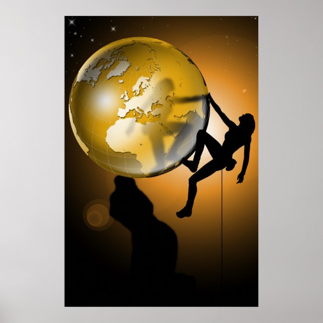 Klimatet i världen poster (Framsidan)