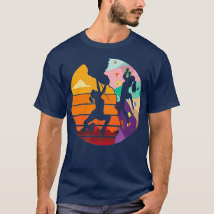 Klimatet på klättervallen i Retro Sten T Shirt