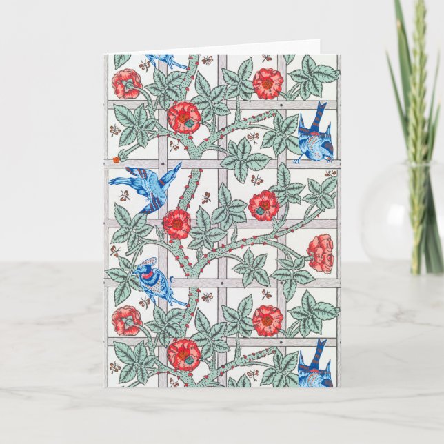 Klimatet Ro & Small Bird, William Morris Kort (Framsida)