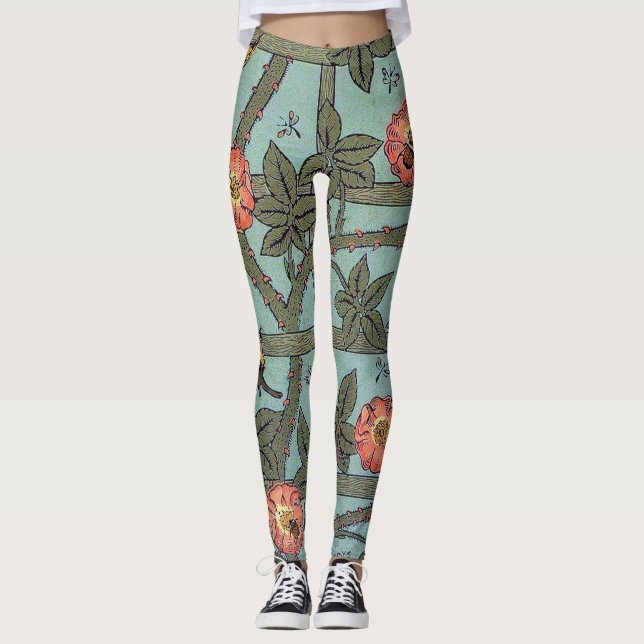 Klimatet Ro & Small Bird, William Morris Leggings (Framsida)