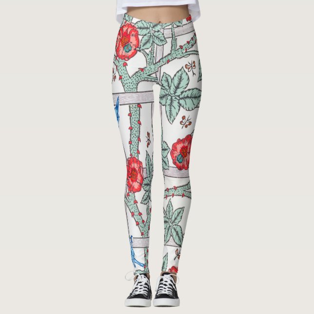 Klimatet Ro & Small Bird, William Morris Leggings (Framsida)