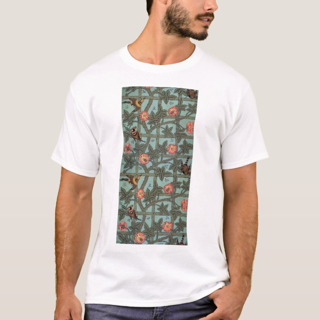 Klimatet Ro & Small Bird, William Morris T Shirt (Framsida)