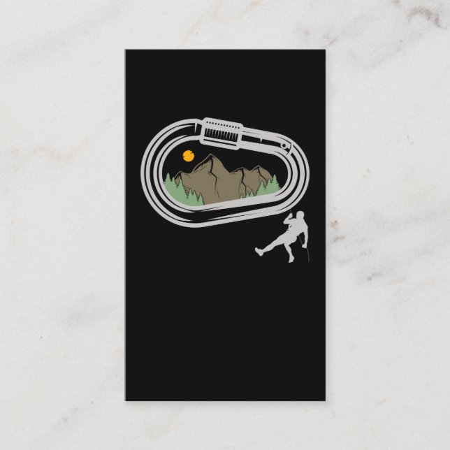 Klimatet vid klimatet i sten visitkort (Framsida)