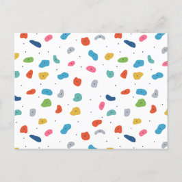 Klimatfärgade barn i sten helg vykort