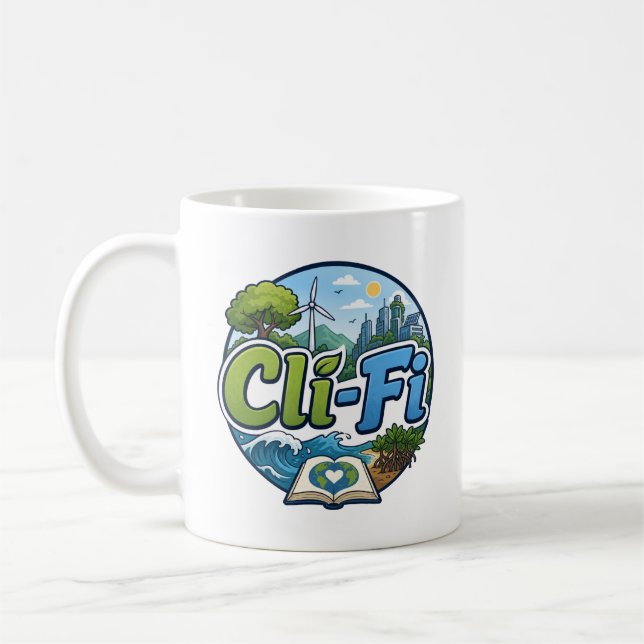 Klimatfiktionsälskare Kaffemugg (Vänster)