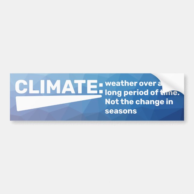 Klimatförändring är den verkliga bildekal (Framsidan)
