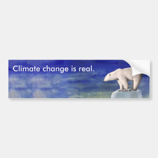 Klimatförändring är den verkliga bildekalet bildekal