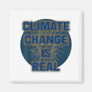 Klimatförändring Är Verklig Tröja Det Finns Ingen Magnet