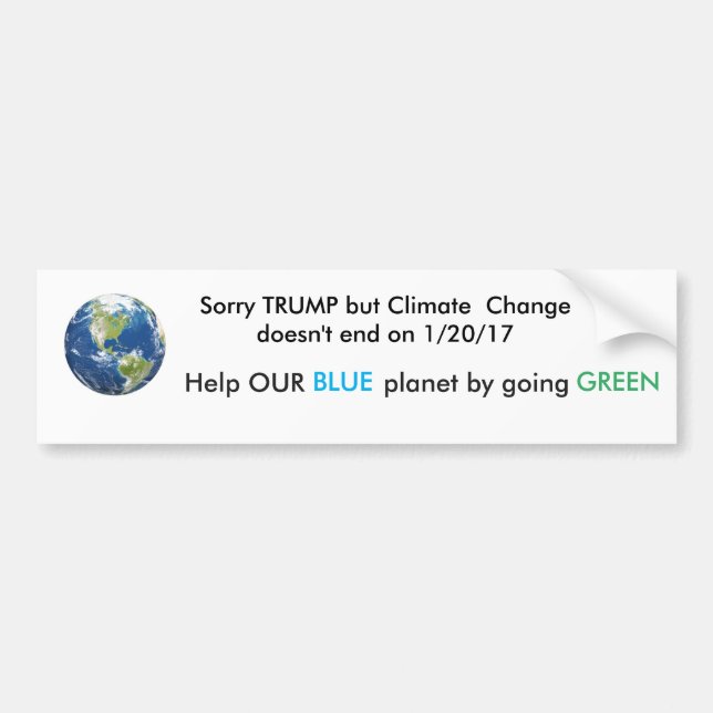 Klimatförändring Bildekal (Framsidan)