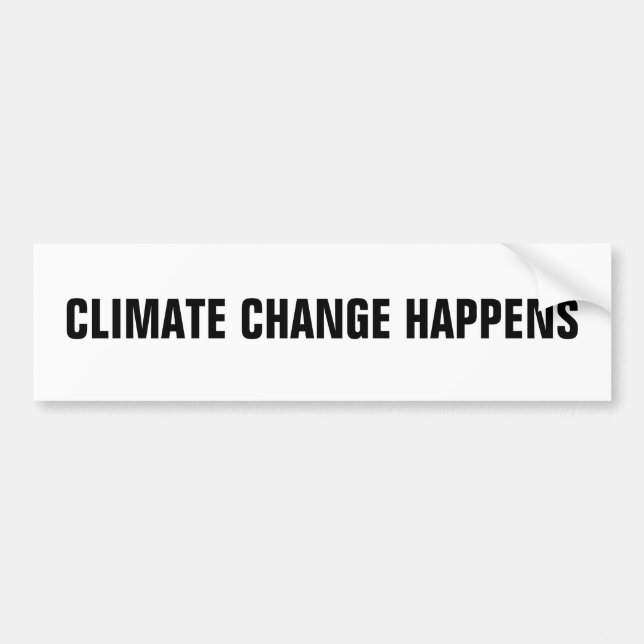 KLIMATFÖRÄNDRING HÄNDER BILDEKAL (Framsidan)