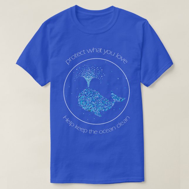 Klimatförändring Havsval Miljöskydd T Shirt (Design framsida)