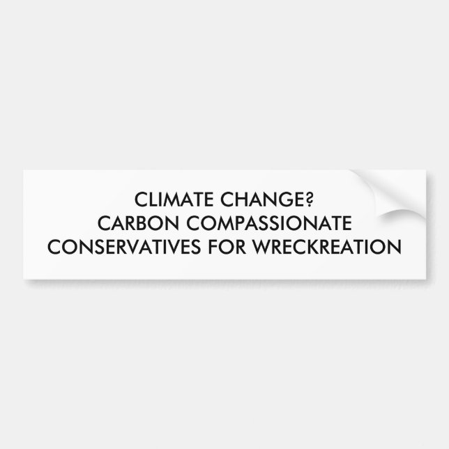 KLIMATFÖRÄNDRING? KOL BARMHÄRTIG CONSERVATIV… BILDEKAL (Framsidan)