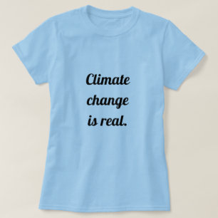Klimatförändring: Ljusblå T Shirt