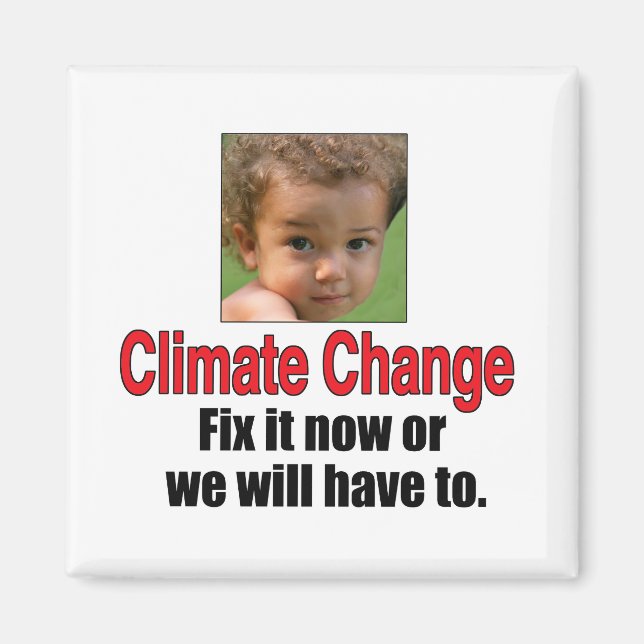 Klimatförändring Magnet (Framsidan)