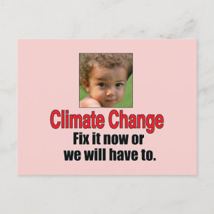 Klimatförändring Vykort