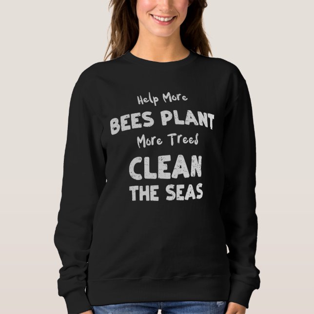 Klimatförändringar hjälper fler bin att plantera m t shirt (Framsida)