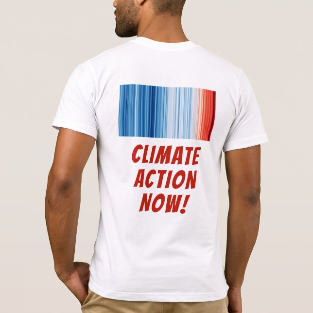 Klimatförändringar i den globala uppvärmningen i R T Shirt (Baksida)