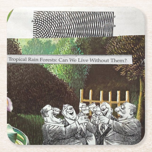 Klimatförändringar i skogar underlägg papper kvadrat (Framsidan)