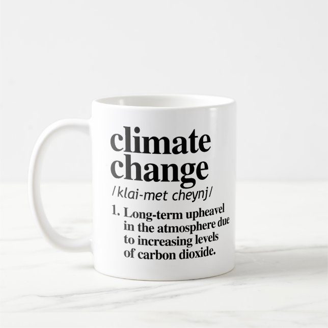 Klimatförändringar Kaffemugg (Vänster)