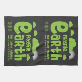 Klimatförändringar | Kolförorening | Åtgärd T-Shir Kökshandduk