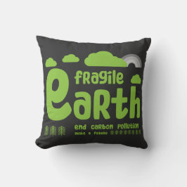 Klimatförändringar | Kolförorening | Åtgärd T-Shir Kudde