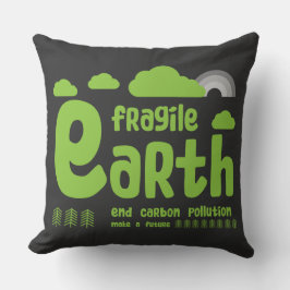 Klimatförändringar | Kolförorening | Åtgärd T-Shir Kudde