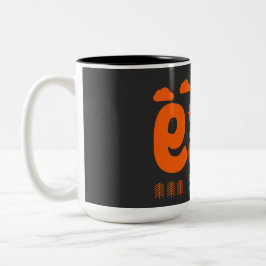 Klimatförändringar | Kolförorening | Åtgärd T-Shir Två-Tonad Mugg