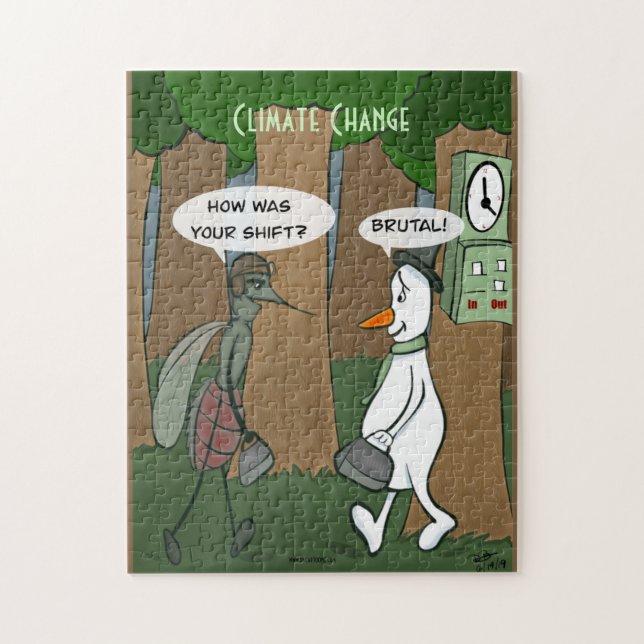 Klimatförändringar Pussel (Vertikal)