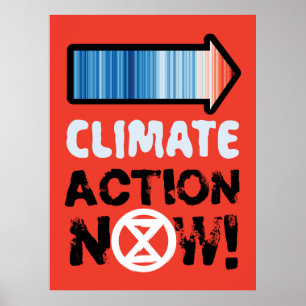 Klimatförändringar - stor Poster