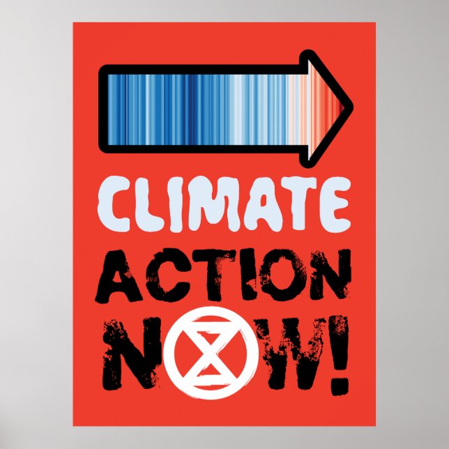 Klimatförändringar - stor Poster (Framsidan)