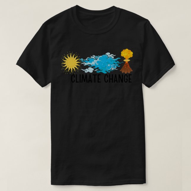 Klimatförändringar - tack, jord sol klimat 2 t shirt (Design framsida)