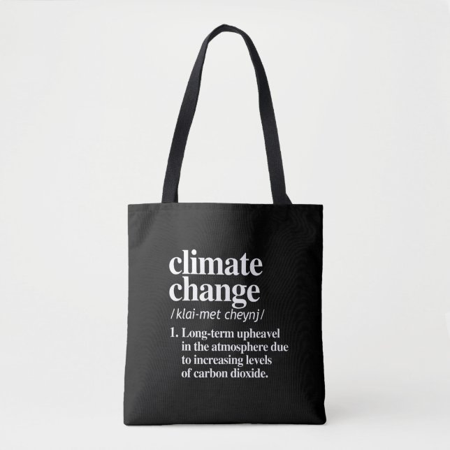 Klimatförändringar Tygkasse (Framsida)