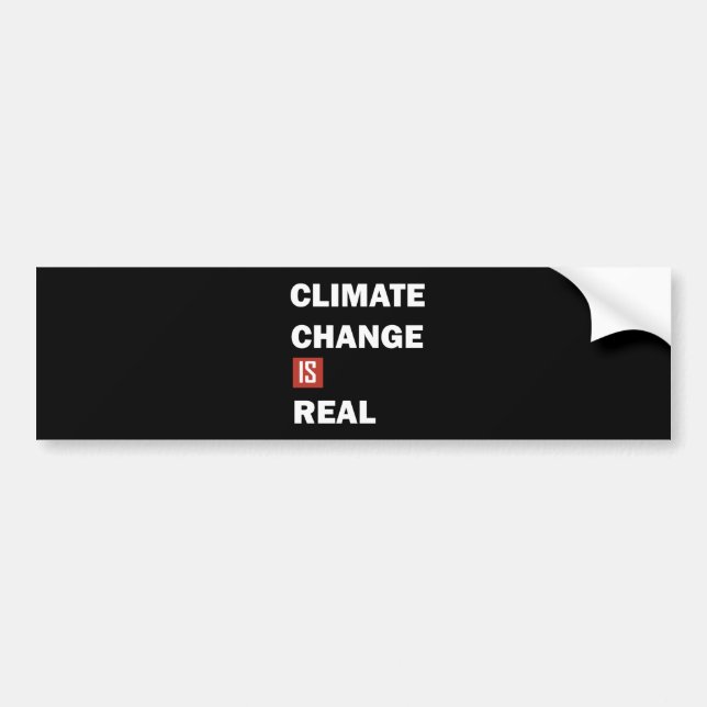 Klimatförändringarna är verkliga bildekal (Framsidan)