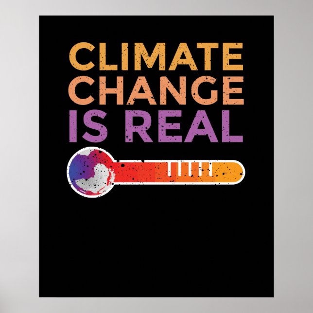 Klimatförändringarna är verkliga poster (Framsidan)