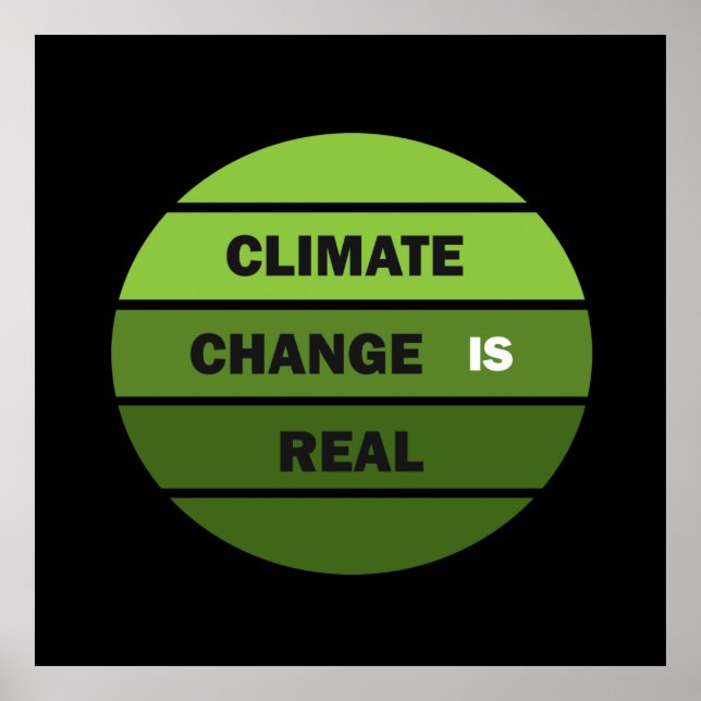 Klimatförändringarna är verkliga poster (Framsidan)