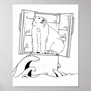 Klimatförändringarnas Polar Poster