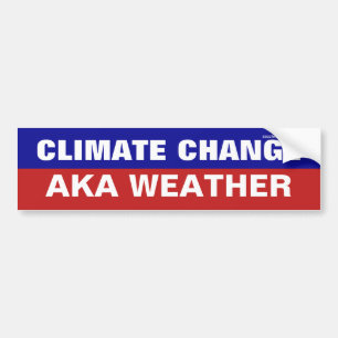 Klimatförändringen AKA Väderstöt Bildekal