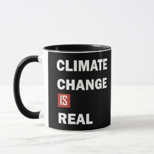 Klimatförändringen är en verklig miljömedvetenhet mugg