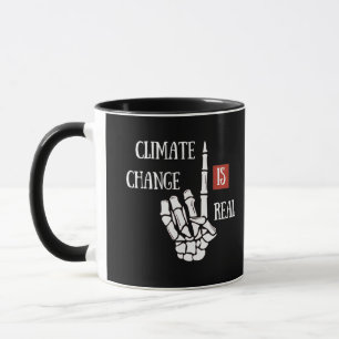 Klimatförändringen är en verklig miljömedvetenhet mugg