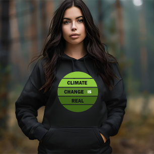 Klimatförändringen är en verklig miljömedvetenhet t shirt
