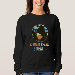 Klimatförändringen är en verklig Vintage av Spara T Shirt