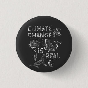Klimatförändringen är ett djur i Teckning i rea Knapp