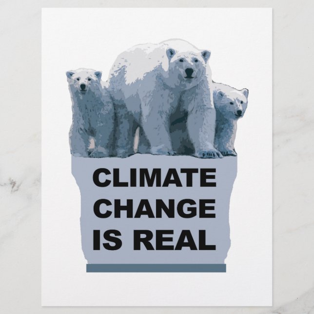 KLIMATFÖRÄNDRINGEN ÄR VERKLIG (Framsida)