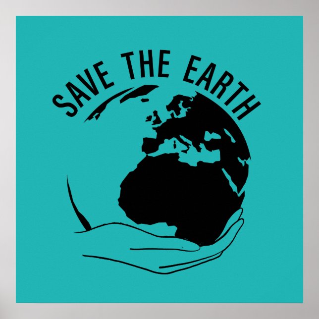 klimatförändringen är verklig poster (Framsidan)