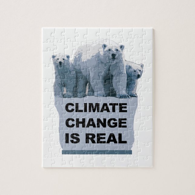 KLIMATFÖRÄNDRINGEN ÄR VERKLIG PUSSEL (Vertikal)